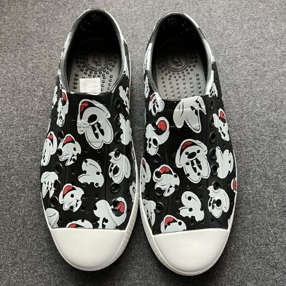 BRAND NEW DISNEY NATIVE SHOES MICKEY MOUSE ALL OVER PRINT - Picture 2 of 16